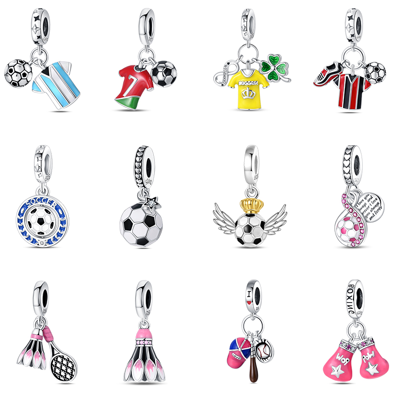 Badminton Rank - Fashion 925 Silver Football Jersey Badminton