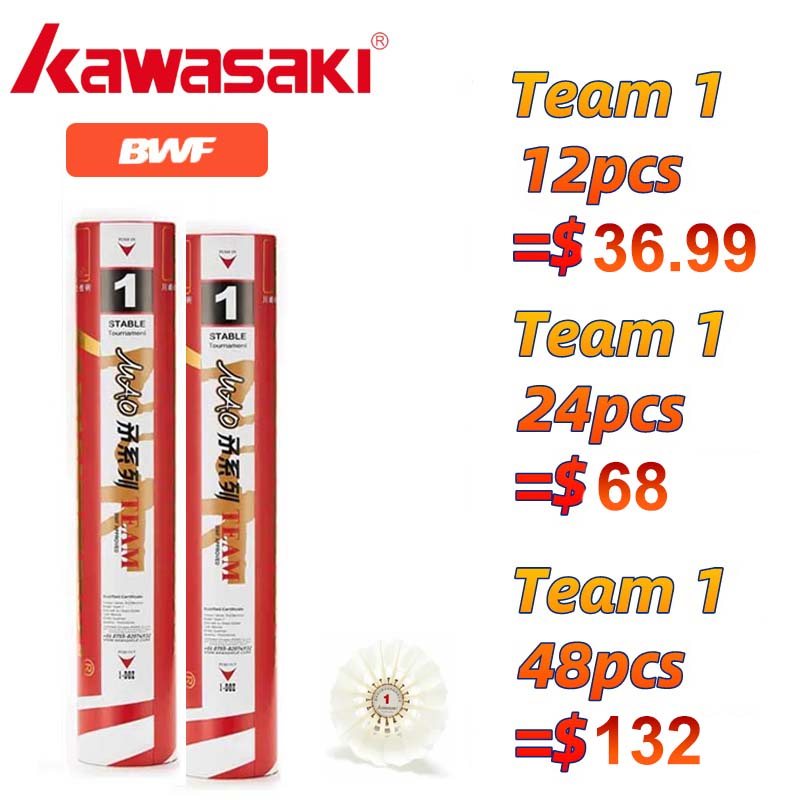 Kawasaki Team 1 Badminton shut - đánh giá và giá Badminton Rank