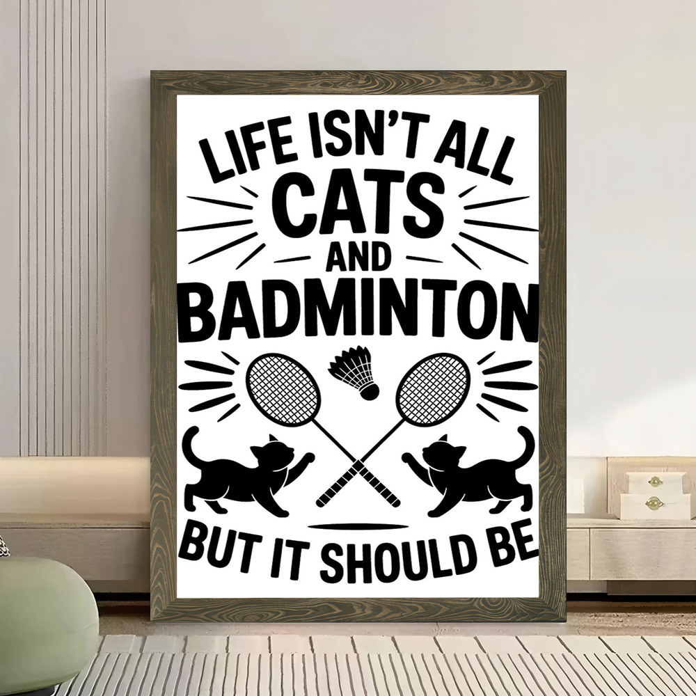 Cats and Badminton Funny Quote - đánh giá và giá Badminton Quotes Funny