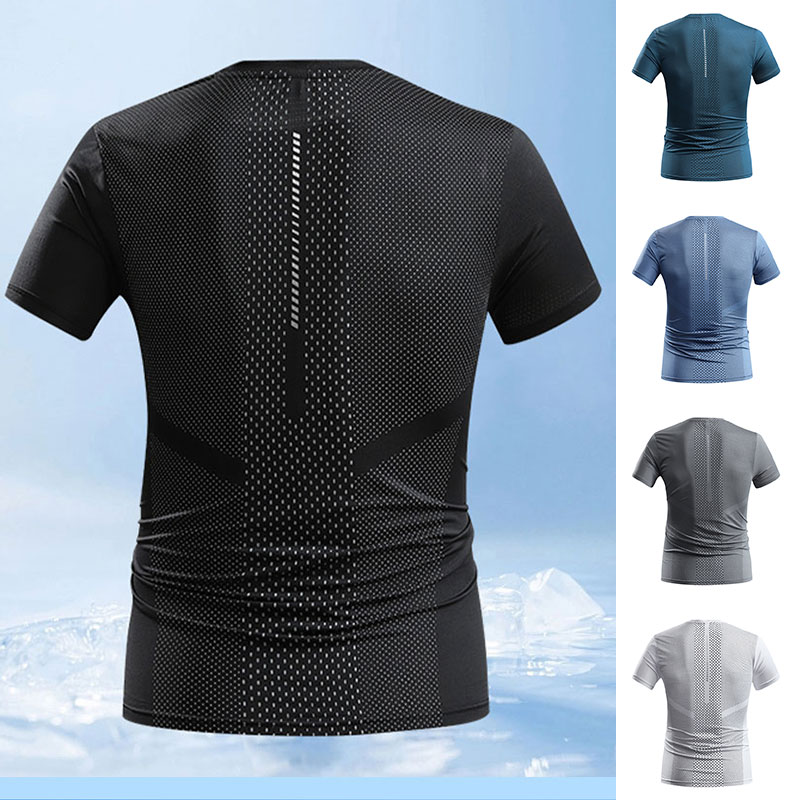 Men Summer Sports T-shirt Quic - đánh giá và giá T Shirt Dry Fit